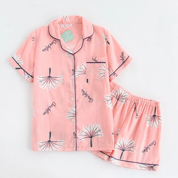 KISBINI 2019 Plus Size Summer Women's Pajamas Set Sleepwear Dandelion Print Short Sleeve Shirt+Shorts Cotton Night Wear Homewear
KISBINI 2019 Plus Size Summer Women's Pajamas Set Sleepwear Dandelion Print Short Sleeve Shirt+Shorts Cotton Night Wear Homewear
