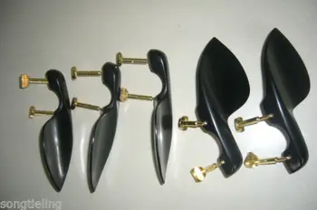 Nice 2 pcs violin chin rest with bracket 4/4 Ebony wood #6392 
Nice 2 pcs violin chin rest with bracket 4/4 Ebony wood #6392