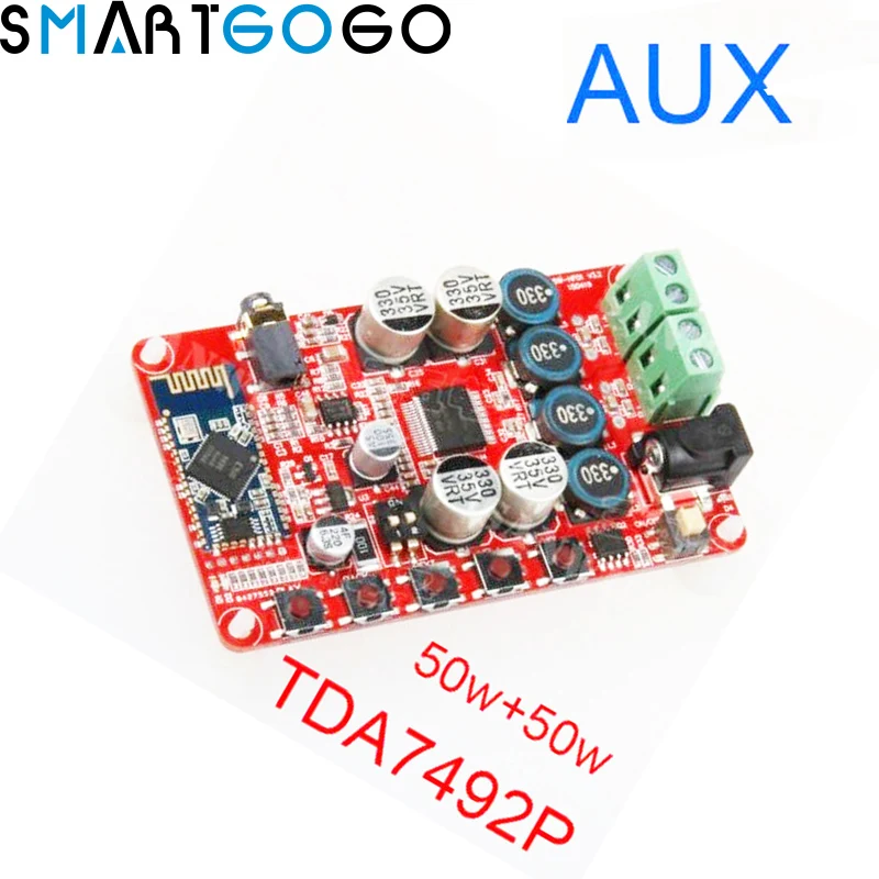 

Wireless Bluetooth 4.0 Audio Receiver Digital TDA7492P 50W+50W Amplifier Board Part component amplificador Power mini Amplifiers