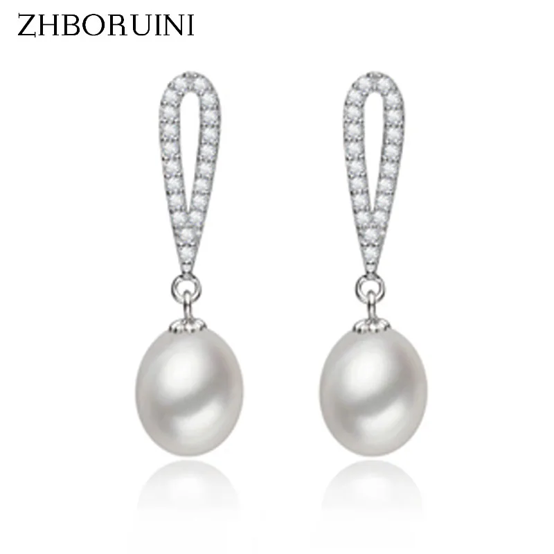 2016 Fashion Pearl Earrings Real Natural Freshwater Pearl Dorp Earring 925 Sterling Silver Zircon Pearl Jewelry For women Gift
2016 Fashion Pearl Earrings Real Natural Freshwater Pearl Dorp Earring 925 Sterling Silver Zircon Pearl Jewelry For women Gift