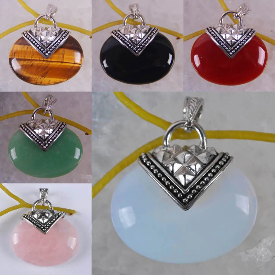 Natural Tigereye/Black Carnelian/Red Carnelian/Green Aventurine/Rose Crystal/Opal Bead GEM Pendant Jewelry For Gift S621-S626
Natural Tigereye/Black Carnelian/Red Carnelian/Green Aventurine/Rose Crystal/Opal Bead GEM Pendant Jewelry For Gift S621-S626