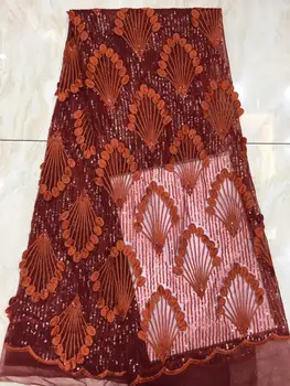 Peach Sequined African Quality George Lace Fabric With Net Blouse Red Color Nigeria Embroidery For Women Wedding Dress(7-19
Peach Sequined African Quality George Lace Fabric With Net Blouse Red Color Nigeria Embroidery For Women Wedding Dress(7-19