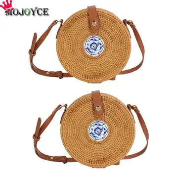 2018 New Vintage Summer Women Round Straw Shoulder Crossbody Bags Fashion Girls Circle Rattan Casual Beach Messenger Bags
2018 New Vintage Summer Women Round Straw Shoulder Crossbody Bags Fashion Girls Circle Rattan Casual Beach Messenger Bags
