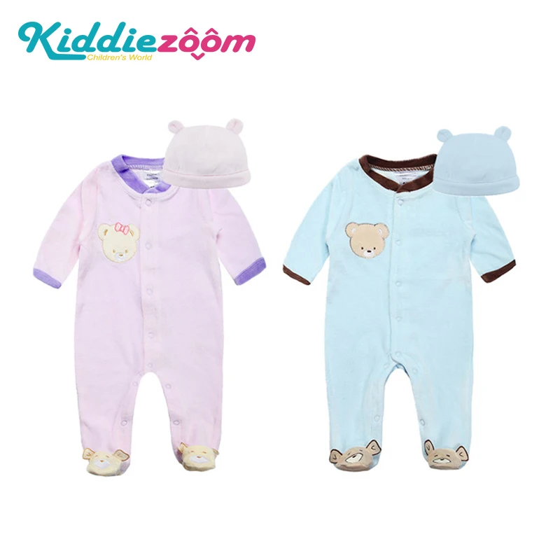 2019 Newborn Baby Rompers+Cap Spring Long Sleeve 100% Cotton Baby Clothes Bear Cute Cartoon Infant Romper Set O-neck For 0-9M
2019 Newborn Baby Rompers+Cap Spring Long Sleeve 100% Cotton Baby Clothes Bear Cute Cartoon Infant Romper Set O-neck For 0-9M