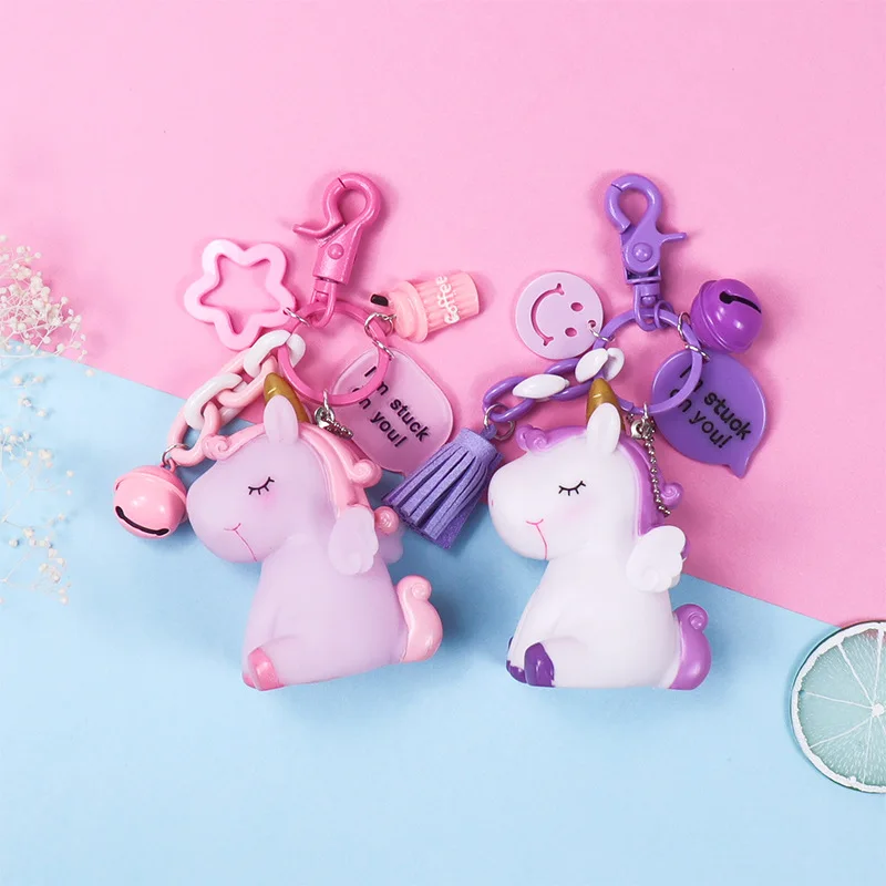 Cute Cartoon Unicorn Doll Keychain Key Ring Pendant Pompom Rabbit Fur Ball Key Chain for Women Bag Purse Charms Car Key Jewelry
Cute Cartoon Unicorn Doll Keychain Key Ring Pendant Pompom Rabbit Fur Ball Key Chain for Women Bag Purse Charms Car Key Jewelry