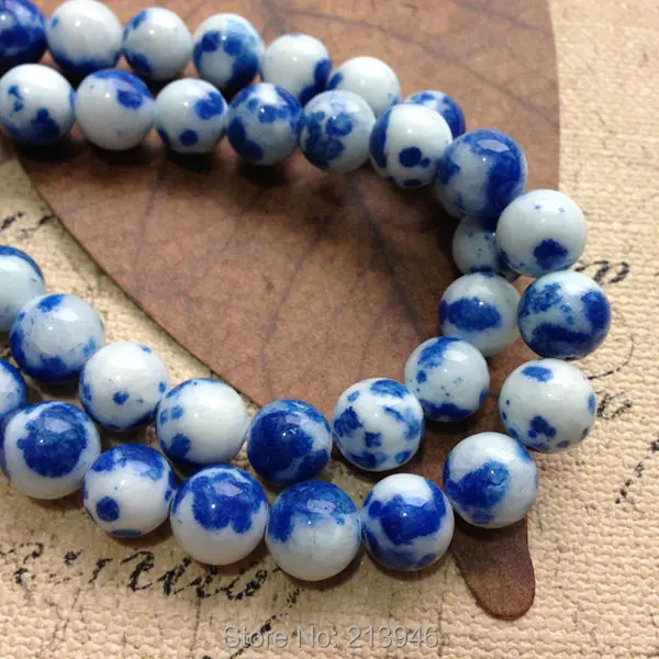 10MM 78pcs/Pack " Blue And White Porcelain Style " Natural Stone Strands Semi-precious Jewelry Beads
10MM 78pcs/Pack " Blue And White Porcelain Style " Natural Stone Strands Semi-precious Jewelry Beads