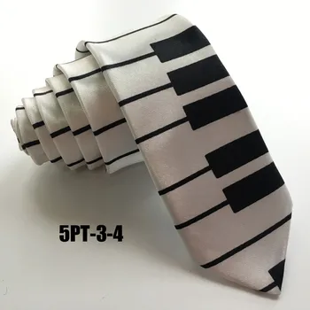 5cm Skinny Tie Fashion Polyester Necktie with White with Black Big Piano Keyboard
5cm Skinny Tie Fashion Polyester Necktie with White with Black Big Piano Keyboard