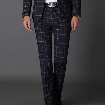 Fashion Men's Pants plus size 28-42 Male Business Plaid Pants Korean Style Man Slim Fit Skinny Trousers Casual Mens Dress Pants
Fashion Men's Pants plus size 28-42 Male Business Plaid Pants Korean Style Man Slim Fit Skinny Trousers Casual Mens Dress Pants