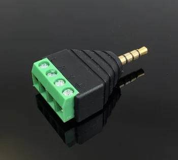 5pcs Video AV Balun 2.5mm 4 Pole Stereo Male to AV Screw Terminal Stereo Jack 2.5 mm male 4 pin Terminal Block Plug connector
5pcs Video AV Balun 2.5mm 4 Pole Stereo Male to AV Screw Terminal Stereo Jack 2.5 mm male 4 pin Terminal Block Plug connector