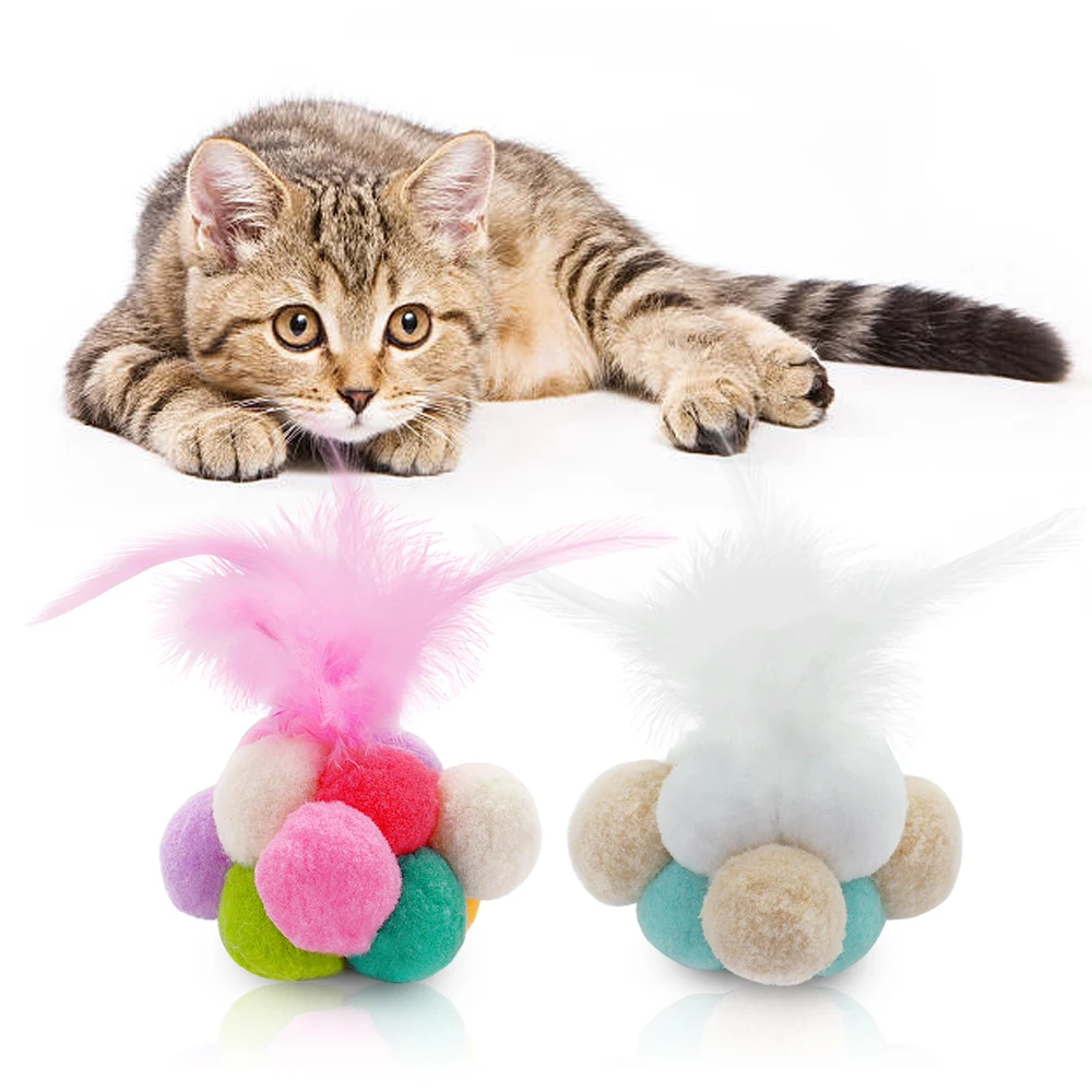 Feather Cat Toys Interactive Cat Dog Toy Natural Catnip Kitten Cat Stracher Ball Toy Funny Cat Accessories
Feather Cat Toys Interactive Cat Dog Toy Natural Catnip Kitten Cat Stracher Ball Toy Funny Cat Accessories