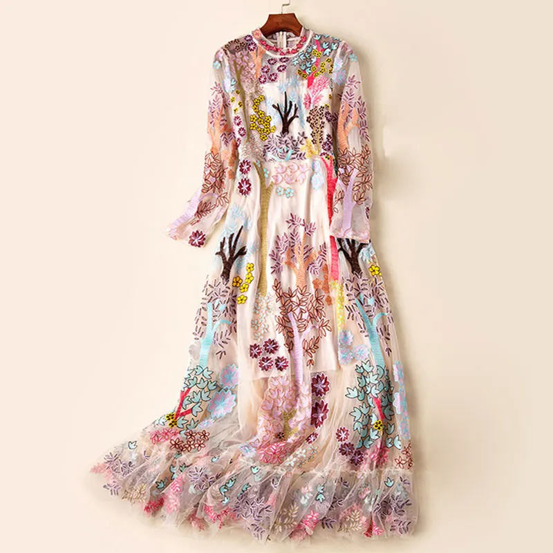 Red RoosaRosee 2019 Runway Designer Summer Floral Embroidery Women Long Maxi Dresses Vestido Robe Femme Boho Holiday Gauze Dress
Red RoosaRosee 2019 Runway Designer Summer Floral Embroidery Women Long Maxi Dresses Vestido Robe Femme Boho Holiday Gauze Dress