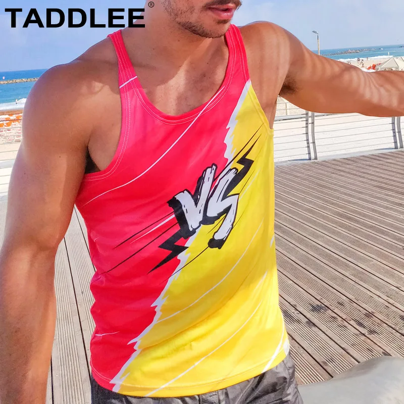 

Taddlee Brand New Mens Bodybuilding Tank Top Stringer Men Sport Fitness Singlet Vest Clothes Tee Shirt Sleeveless Muscle Hip Hop