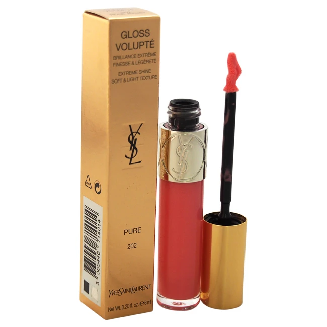 Gloss Volupte - # 202 Rose Jersey by Yves Saint Laurent for Women - 0.2 oz Lip Gloss