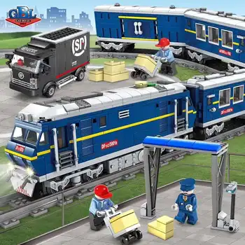 Kazi NEWEST 98220 City Series models Cargo Set Building Train track Blocks Bricks Train Educational Toys For Children
Kazi NEWEST 98220 City Series models Cargo Set Building Train track Blocks Bricks Train Educational Toys For Children