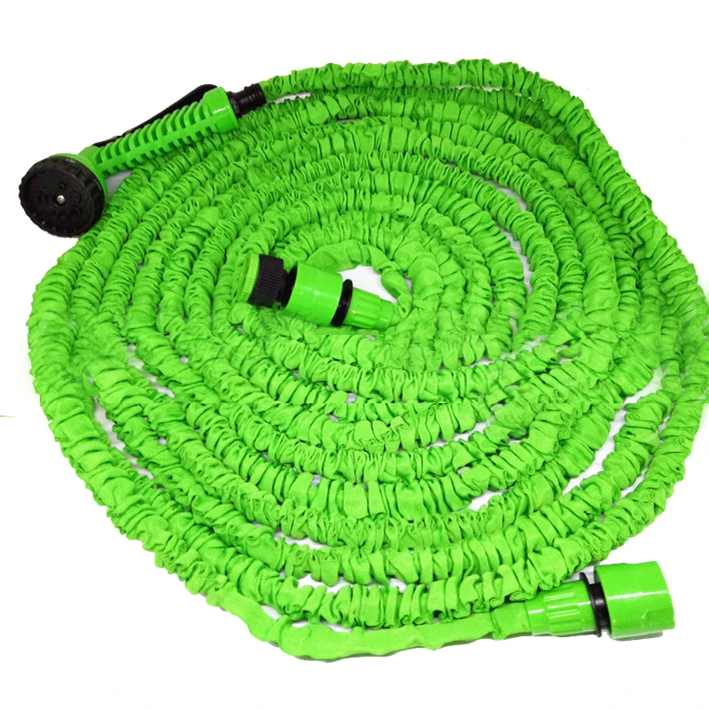 

50FT-100FT Garden Hose Expandable Magic Flexible Water Hose EU Hose Plastic Hoses Pipe With Spray Gun To Watering Car Wash Spray