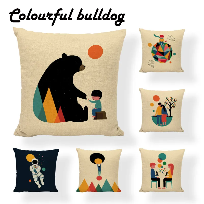 Stylish Rainbow Flower Cushion Cover Kilim Geometric Mountain Girl Boy Throw Pillow Cute Office 17.7inch Linen Houseware Deco
Stylish Rainbow Flower Cushion Cover Kilim Geometric Mountain Girl Boy Throw Pillow Cute Office 17.7inch Linen Houseware Deco
