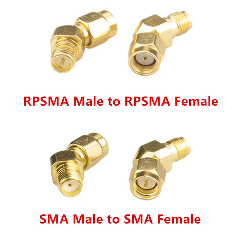RPSMA (SMA) Male to RPSMA (SMA) Female 45 Degree Antenna Adapter Gold Plated Connector for FPV Race RX5808 Fatshark Goggles
RPSMA (SMA) Male to RPSMA (SMA) Female 45 Degree Antenna Adapter Gold Plated Connector for FPV Race RX5808 Fatshark Goggles
