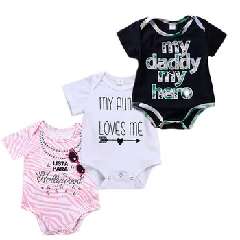 Summer Baby Rompers Cotton Baby Boy Clothes Newborn Baby Clothes Letter Baby Girl Clothes Roupas Bebe Infant Jumpsuits
Summer Baby Rompers Cotton Baby Boy Clothes Newborn Baby Clothes Letter Baby Girl Clothes Roupas Bebe Infant Jumpsuits