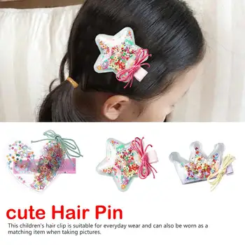 1pcs Transparent Sequins Quicksand Hairpin Child Girl Heart star Hair Pins for hairpin baby girls Quicksand hairpin
1pcs Transparent Sequins Quicksand Hairpin Child Girl Heart star Hair Pins for hairpin baby girls Quicksand hairpin