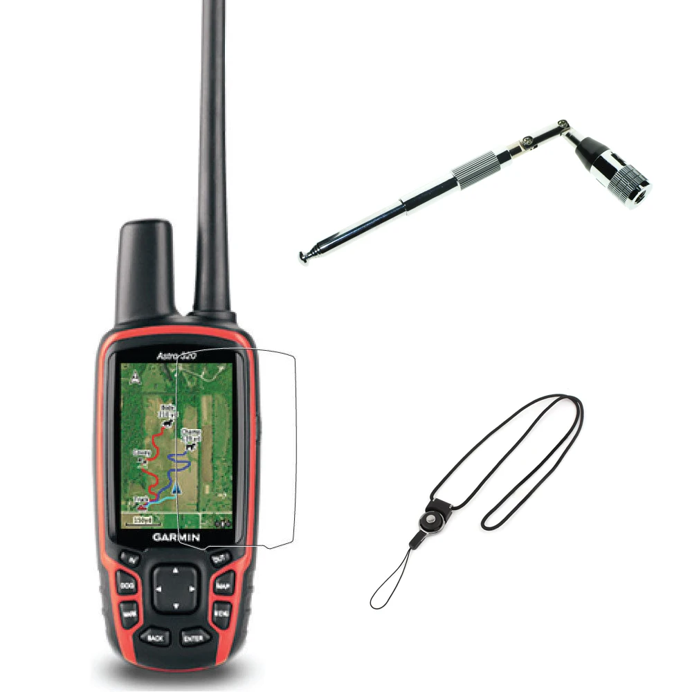 3pcs Clear LCD Screen Protector Shield Film + Flexible Long Range Extend Foldable Antenna + Lanyard for Garmin Astro 220 320 900
3pcs Clear LCD Screen Protector Shield Film + Flexible Long Range Extend Foldable Antenna + Lanyard for Garmin Astro 220 320 900