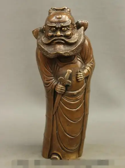 S01048 14 FengShui Chinese Bronze Copper Evil ZhongKui Fighting devil Buddha God Statue (B0328)
S01048 14 FengShui Chinese Bronze Copper Evil ZhongKui Fighting devil Buddha God Statue (B0328)