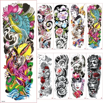 Large Arm Sleeve Tattoo Waterproof Temporary Tattoo Sticker Carps Spindrift Men Full Flower Tatoo Body Art Tattoo Girl
Large Arm Sleeve Tattoo Waterproof Temporary Tattoo Sticker Carps Spindrift Men Full Flower Tatoo Body Art Tattoo Girl