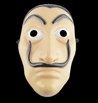 La Casa De Papel Face Mask Salvador Dali Mascara Money Heist Party Christmas Cosplay Props Halloween Full Face Masks plastic
La Casa De Papel Face Mask Salvador Dali Mascara Money Heist Party Christmas Cosplay Props Halloween Full Face Masks plastic