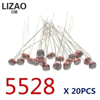 20PCS 5528 5506 5537 5539 5549 5518 Light Dependent Resistor LDR 5MM Photoresistor Photoconductive resistance for arduino
20PCS 5528 5506 5537 5539 5549 5518 Light Dependent Resistor LDR 5MM Photoresistor Photoconductive resistance for arduino