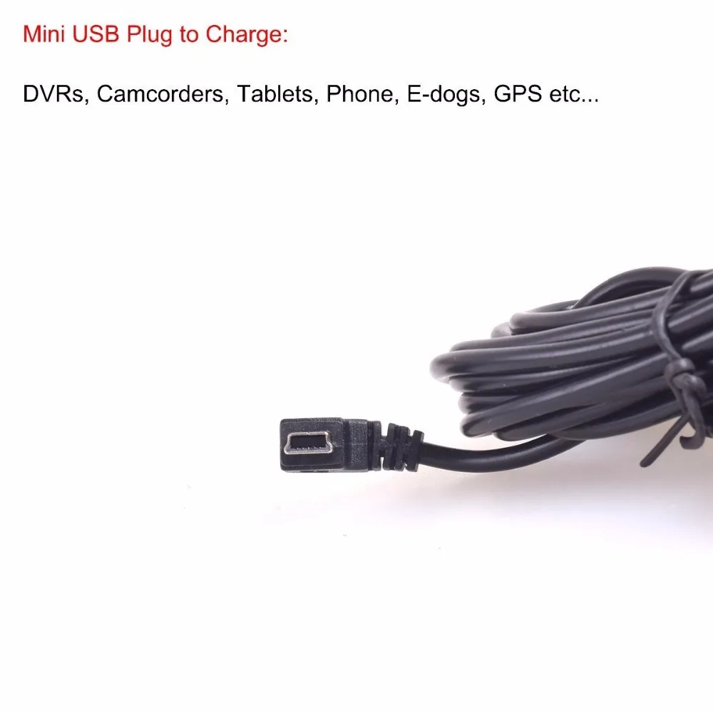 Зарядный кабель OBDII Mini USB адаптер питания 16 контактный разъем OBD2 прямая связь