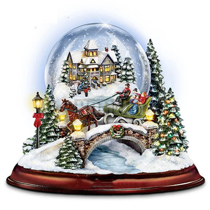Diamond Embroidery 5D Cross Stitch Crystal Full Diamond Sets Unfinish Decorative DIY Diamond Painting Christmas snow scene
Diamond Embroidery 5D Cross Stitch Crystal Full Diamond Sets Unfinish Decorative DIY Diamond Painting Christmas snow scene