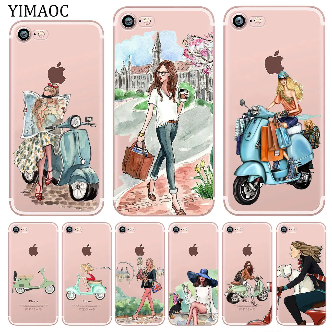 Мягкий силиконовый чехол для телефона YIMAOC iPhone XR X XS 11 Pro Max 5 5S SE 6 6S 7 8 Plus 10|Бамперы| |