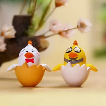 2pcs/lot Hot Sale Kawaii Eggs In The Chicken Couple PVC Action Figures Toys Collection Model Toys Children Christmas Gifts
2pcs/lot Hot Sale Kawaii Eggs In The Chicken Couple PVC Action Figures Toys Collection Model Toys Children Christmas Gifts