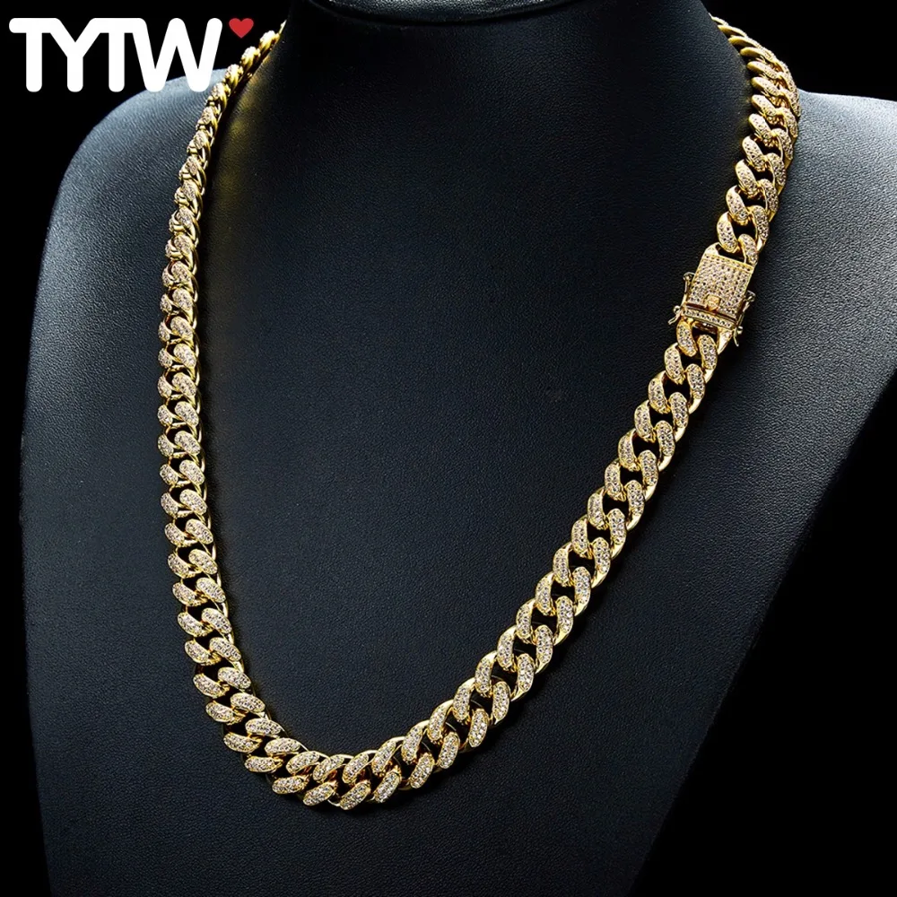 TYTW Hiphop HOT Men Necklaces with Gold Rhodium High Quality Fashion Jewelry Zircon Youtube Hot Design man Choker Necklaces
TYTW Hiphop HOT Men Necklaces with Gold Rhodium High Quality Fashion Jewelry Zircon Youtube Hot Design man Choker Necklaces