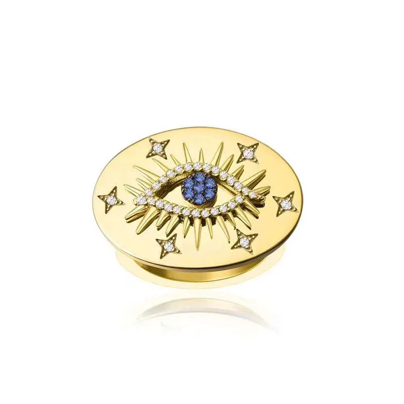 SLJELY Luxury 925 Sterling Silver Yellow Gold Color Lucky Eye Oval Finger Ring Cubic Zirconia Stone Women Fashion Monaco Jewelry
SLJELY Luxury 925 Sterling Silver Yellow Gold Color Lucky Eye Oval Finger Ring Cubic Zirconia Stone Women Fashion Monaco Jewelry