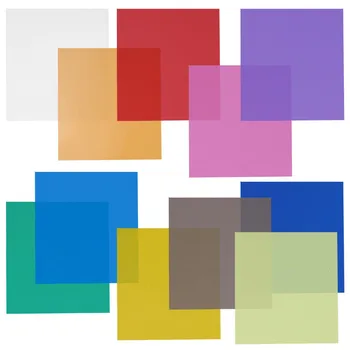 Neewer 12x12" 11 Sheets Set Pack of Transparent Color Gel Filter for Yongnuo/Godox/Neewer Photo Studio Strobe Flashlight
Neewer 12x12" 11 Sheets Set Pack of Transparent Color Gel Filter for Yongnuo/Godox/Neewer Photo Studio Strobe Flashlight