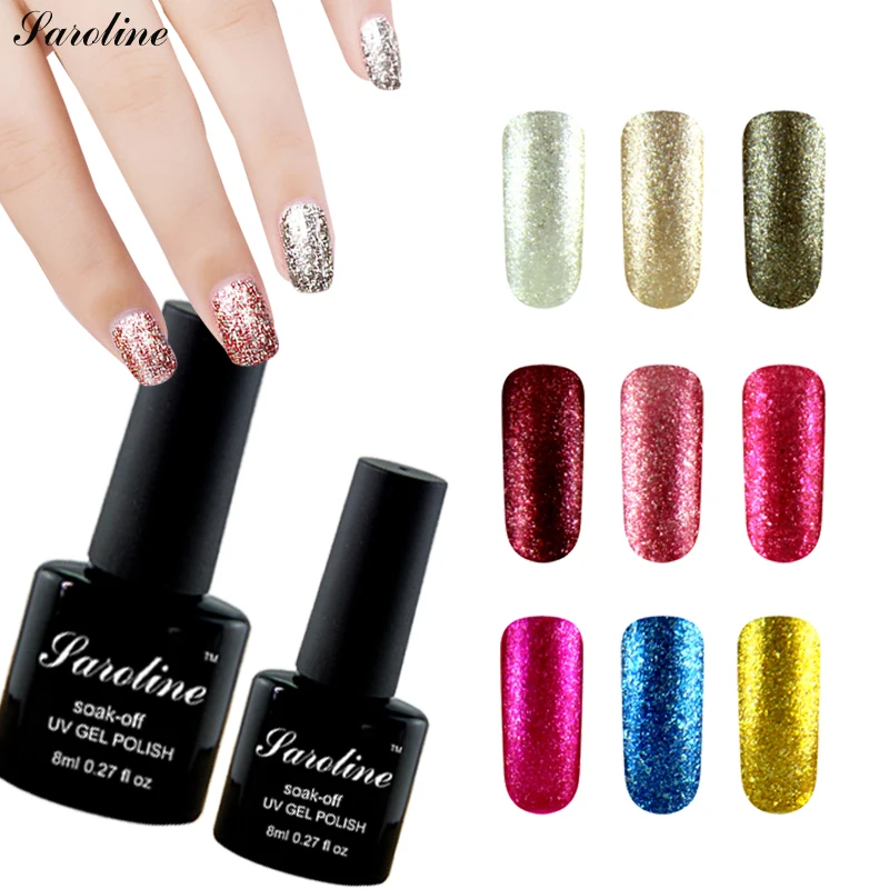 Saroline Shimmer Platinum Gold Gel Lacque Semi-permanent Shining UV Gel Varnish Soak Off Long Lasting Glitter Nail Gel Polish
Saroline Shimmer Platinum Gold Gel Lacque Semi-permanent Shining UV Gel Varnish Soak Off Long Lasting Glitter Nail Gel Polish