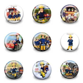 Fireman Sam Cartoon Printed Badges Round Brooch 3.0cm Pin Buttons Clothes Hat Bag Accessories Kids DIY Craft Birthday Gift
Fireman Sam Cartoon Printed Badges Round Brooch 3.0cm Pin Buttons Clothes Hat Bag Accessories Kids DIY Craft Birthday Gift