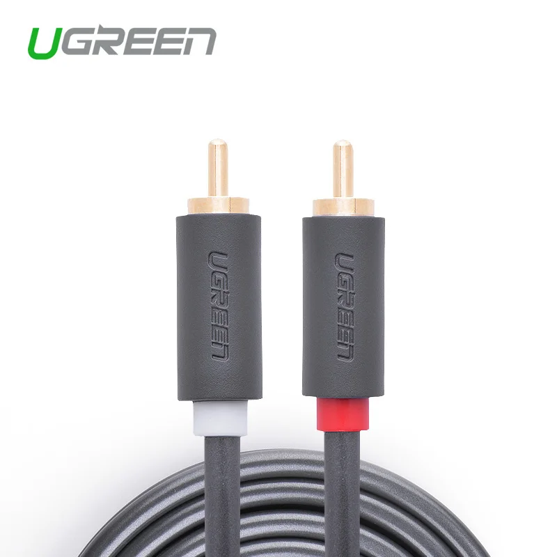 Image Ugreen AV104  high quality rca jack audio cables male to male rca aux cable 1.5m 2m 3m 5m rca cable for Laptop TV DVD amplifier