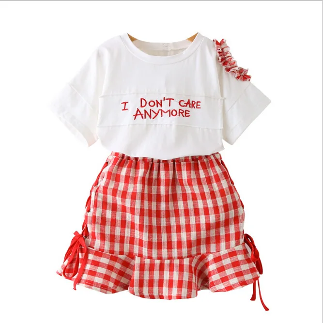 Baby Girl Summer Clothes T-shirt Irregular Skirt 2 Pcs Sets Children Clothing 2019 3-7 Years
Baby Girl Summer Clothes T-shirt Irregular Skirt 2 Pcs Sets Children Clothing 2019 3-7 Years