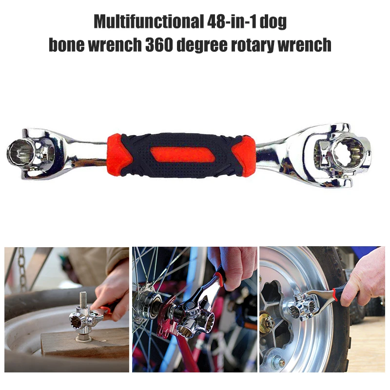 Newly Universal 48 in 1 Multi-functional Wrench 360 Degree Rotary Automobile Ratcheting Spanner Hand Tools XSD88
Newly Universal 48 in 1 Multi-functional Wrench 360 Degree Rotary Automobile Ratcheting Spanner Hand Tools XSD88