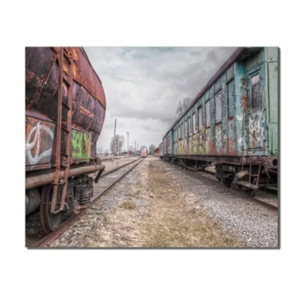 Train Railway Abstract Modern Canvas Oil Painting Wall Artwork for Living Room Bedroom Accessories Home Office Decor No Frame
Train Railway Abstract Modern Canvas Oil Painting Wall Artwork for Living Room Bedroom Accessories Home Office Decor No Frame
