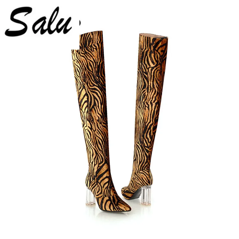 Salu New 2019 fashion genuine leather high boots shoes woman winter sexy high heels Pointed toe woman shoes boots zip
Salu New 2019 fashion genuine leather high boots shoes woman winter sexy high heels Pointed toe woman shoes boots zip