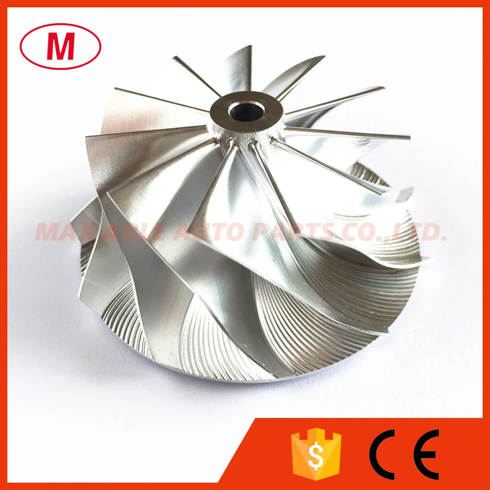 RHF5 High Performance Turbo Aluminum 2024/Milling/Billet compressor wheel 49.60/62.00mm 11+0 blades
RHF5 High Performance Turbo Aluminum 2024/Milling/Billet compressor wheel 49.60/62.00mm 11+0 blades