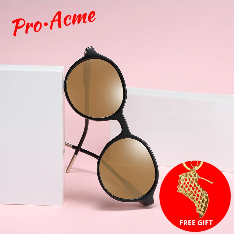 Pro Acme Polarized Sunglasses Women 2019 Retro Round Sunglasses Polarized Travel Sun Glasses gafas de sol mujer UV400 PB1228
Pro Acme Polarized Sunglasses Women 2019 Retro Round Sunglasses Polarized Travel Sun Glasses gafas de sol mujer UV400 PB1228