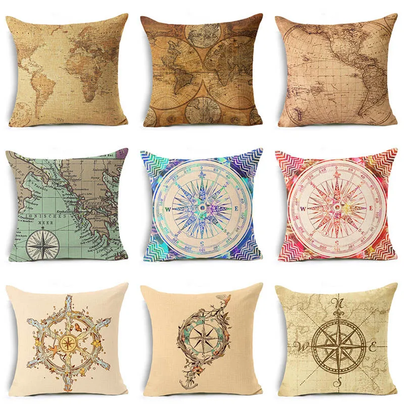 Nordic Nautical Anchor Sailor Sailing Map Cotton Cushion pillow case Pillow Cover
Nordic Nautical Anchor Sailor Sailing Map Cotton Cushion pillow case Pillow Cover