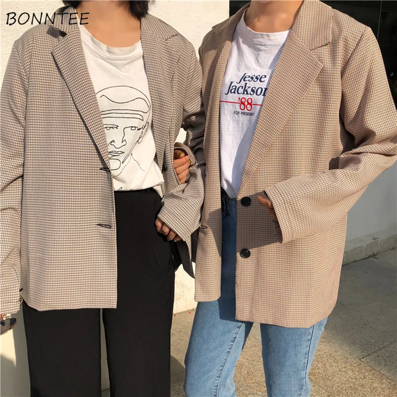 Blazers Women Retro Thin Single Breasted Harajuku Ulzzang All-match Simple Chic Womens Trendy Korean Style Ladies Elegant Daily
Blazers Women Retro Thin Single Breasted Harajuku Ulzzang All-match Simple Chic Womens Trendy Korean Style Ladies Elegant Daily