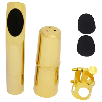 Jazz Tenor Sax Saxophone Mouthpiece Metal with Mouthpiece Patches Pads Cushions Cap Suitable for professional saxophon
Jazz Tenor Sax Saxophone Mouthpiece Metal with Mouthpiece Patches Pads Cushions Cap Suitable for professional saxophon