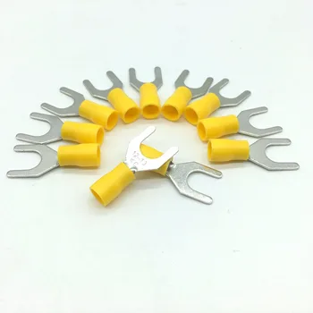 SV5.5-6 Yellow Furcate Pre-insulating Terminal(Type TO) Cold pressed terminals/Cable Connector/Wire Connector 100PCS/Pack
SV5.5-6 Yellow Furcate Pre-insulating Terminal(Type TO) Cold pressed terminals/Cable Connector/Wire Connector 100PCS/Pack