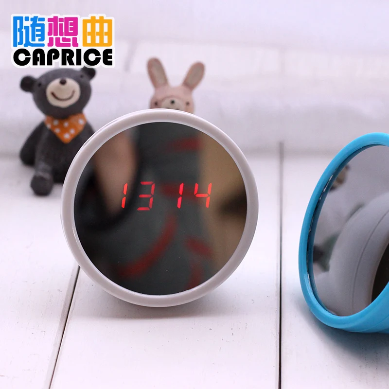 LED beauty mirror clock bedside electronic clock luminous mirror clock mute alarm clock creative student mini pocket
LED beauty mirror clock bedside electronic clock luminous mirror clock mute alarm clock creative student mini pocket