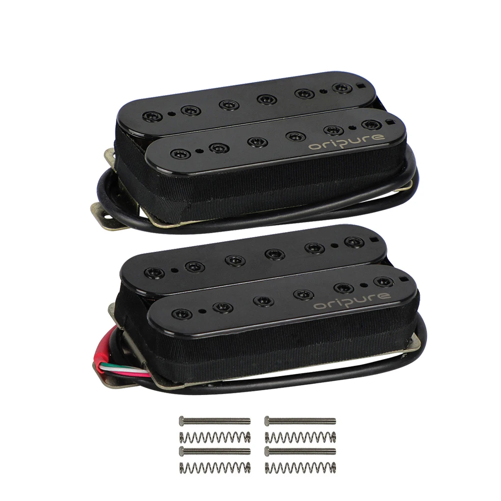 OriPure Alnico 5 Humbucker Dual Heiß Rail Doppelspule Gitarre Brücke Pickup
